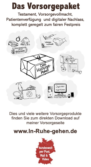 Banner Vorsorgepaket